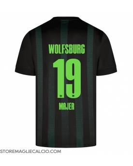 Wolfsburg Lovro Majer #19 Maglia Gara Trasferta Repliche 2024-25 Maniche Corte